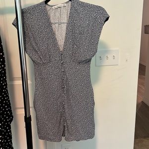XXS Petite Abercrombie & Fitch Button Down Dolman Sleeve Mini Dress